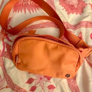 Orange Lululemon Crossbody Belt Bag